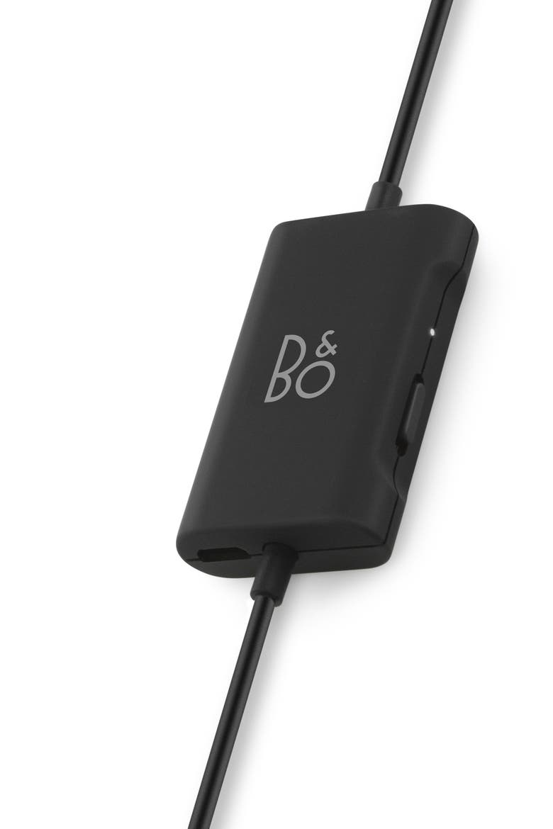 B&O PLAY E4 Noise Canceling In-Ear Headphones, Alternate, color, BLACK