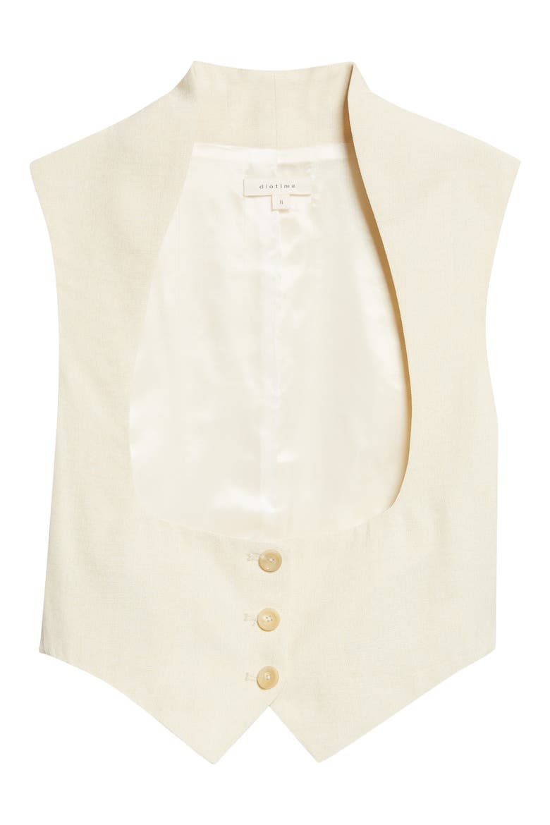 Décolleté Vest, Alternate, color, ECRU