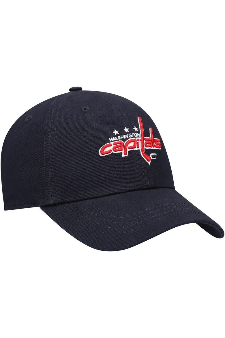 Women's '47 Navy Washington Capitals Team Miata Clean Up Adjustable Hat, Alternate, color, Navy