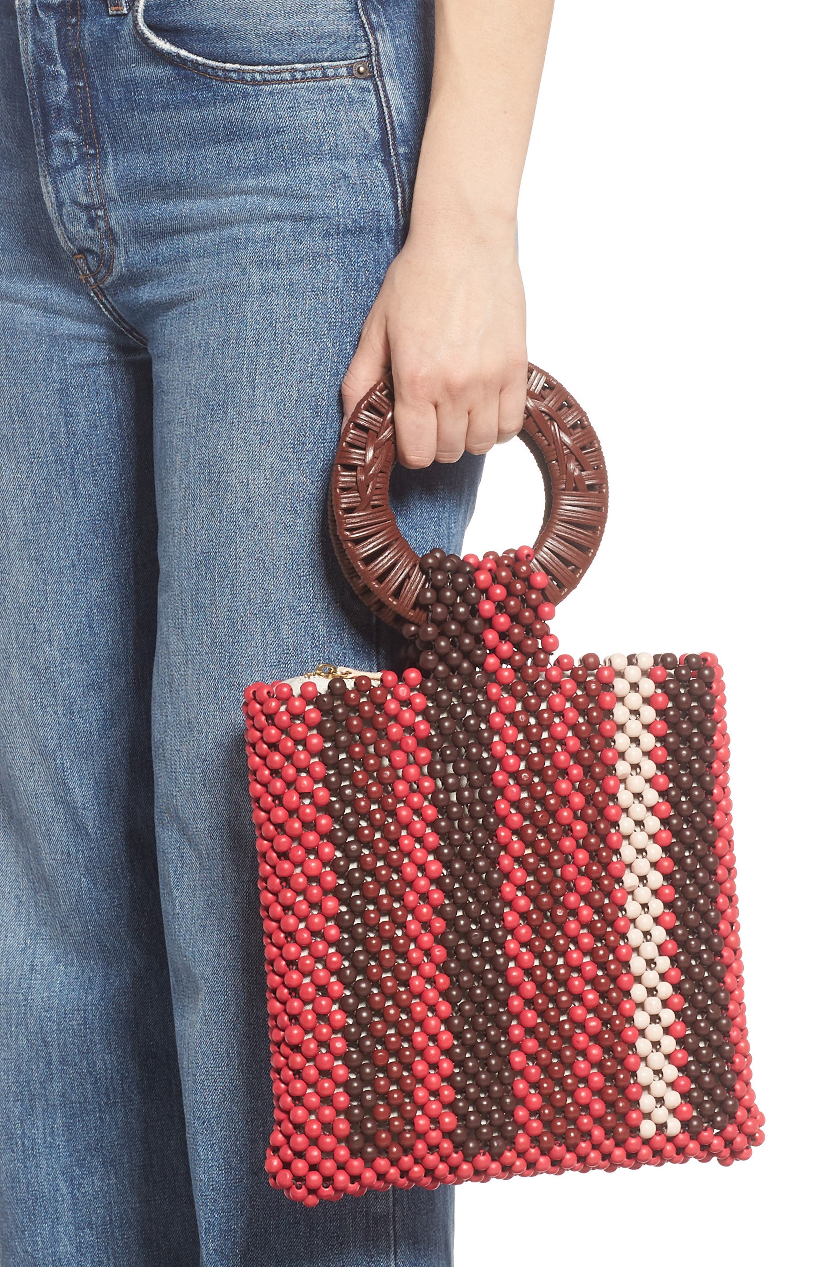 Ulla Johnson Arusi Beaded Tote, Alternate, color, 