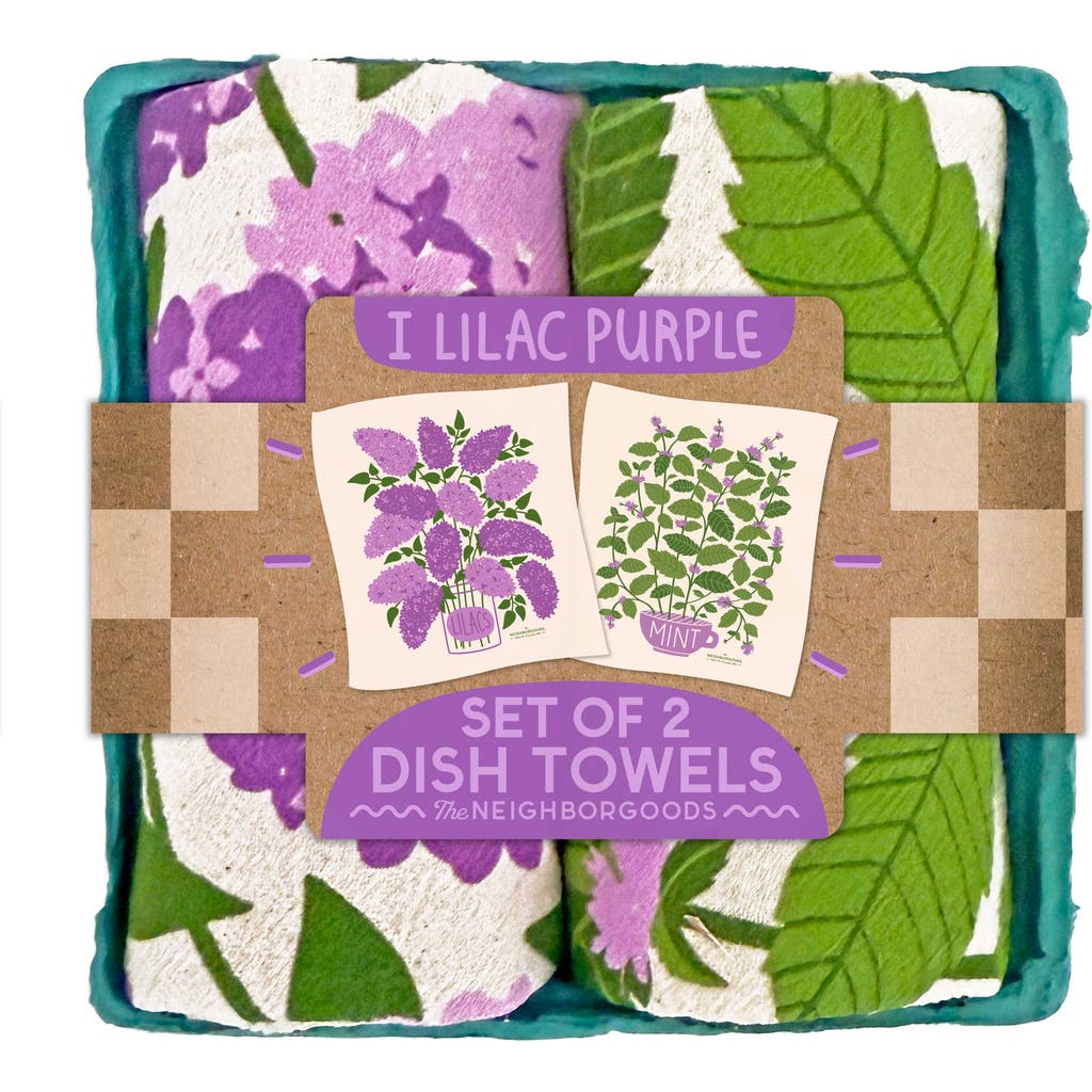 The Neighborgoods I Lilac Purple - Dish Towel Set of 2  product