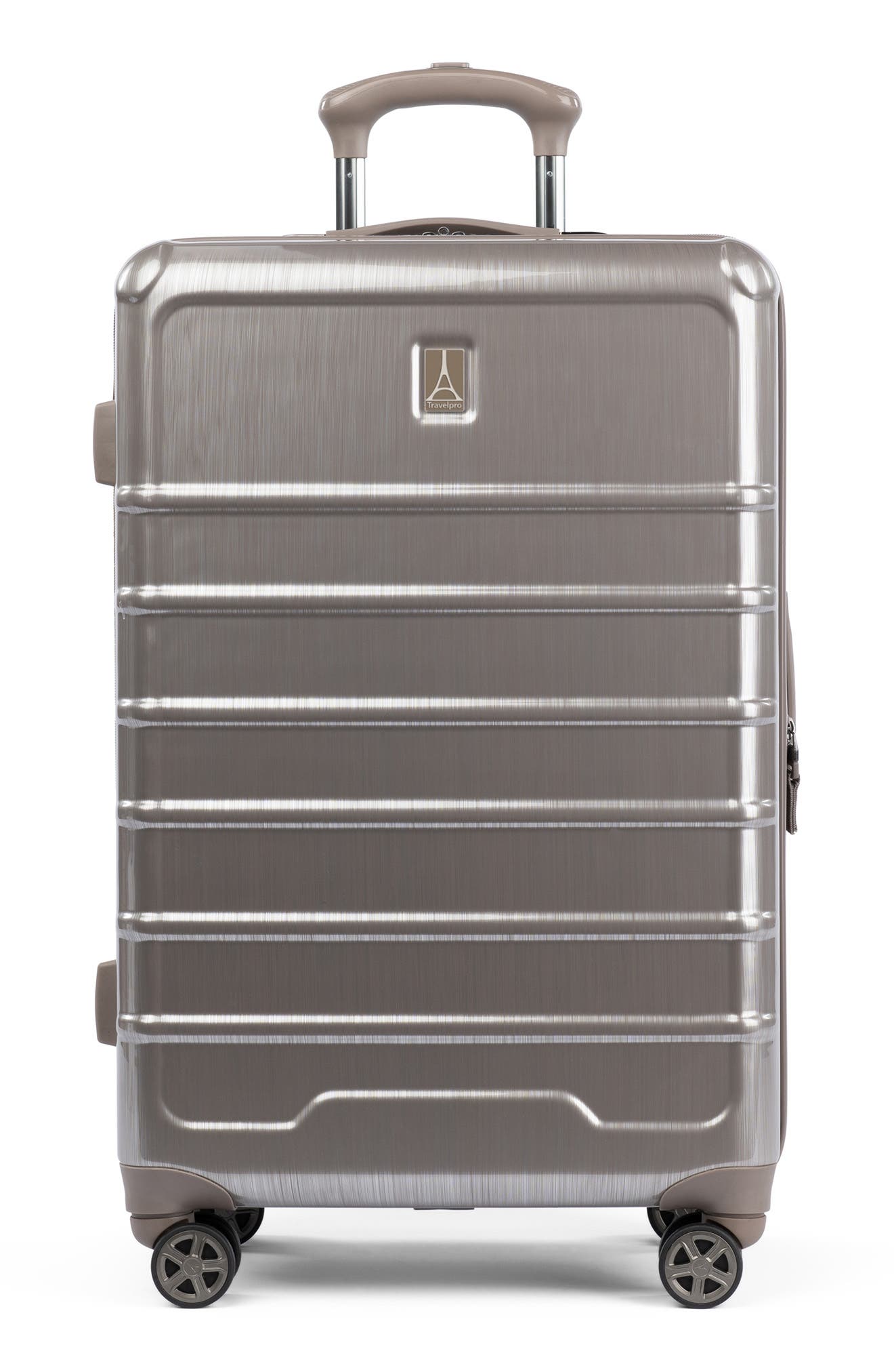 TRAVELPRO Rollmaster<sup>™</sup> Lite 24" Expandable Medium Checked Hardside Spinner Luggage, Main, color, 