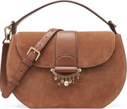 KARL LAGERFELD PARIS Jocelina Suede Satchel