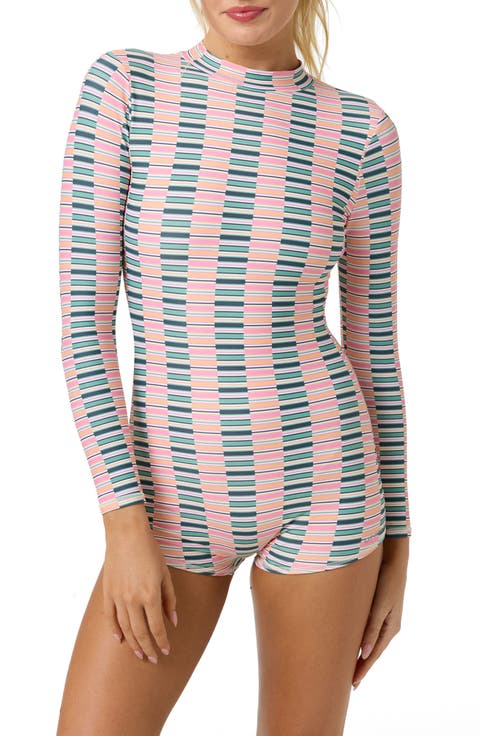 Performance Surf Shadow Bay One-Piece Swimsuit