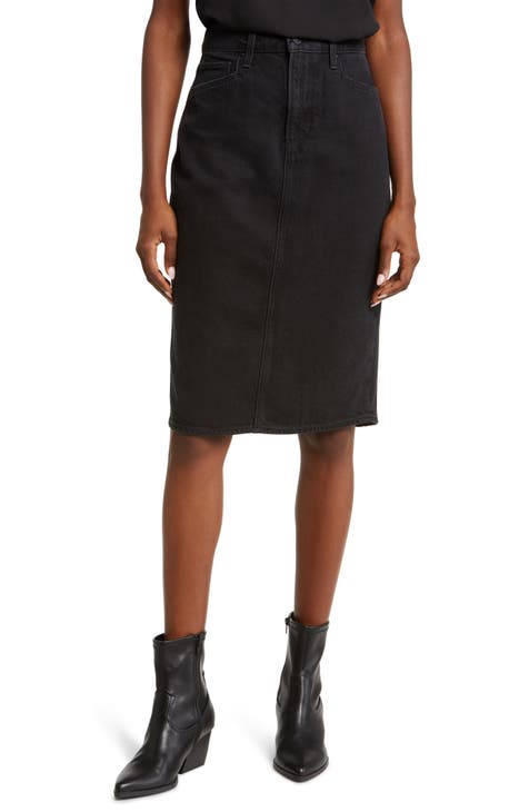 Siren Denim Midi Skirt