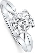 Bliss Diamond Certified 2Ct Cushion Solitaire Diamond Engagement Ring 14k Gold Lab Grown