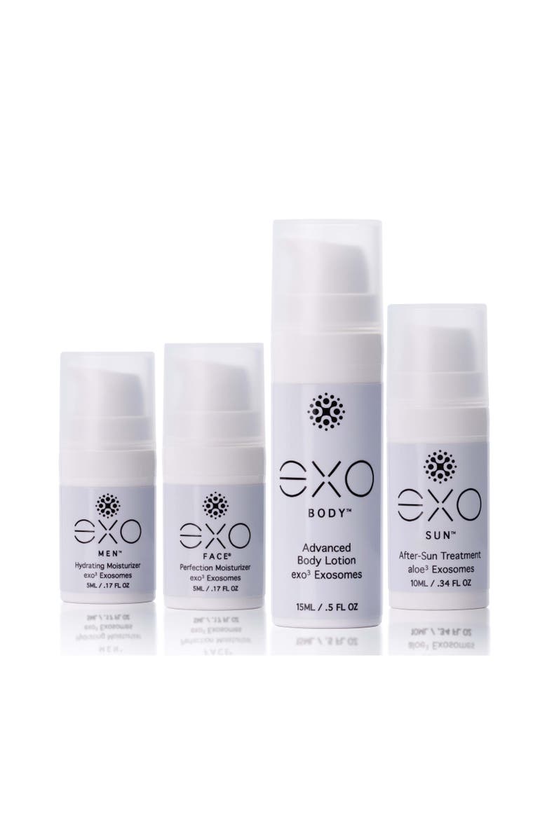 Exoceuticals EXO Travel Size Mix, 4 bottles, Main, color, Black