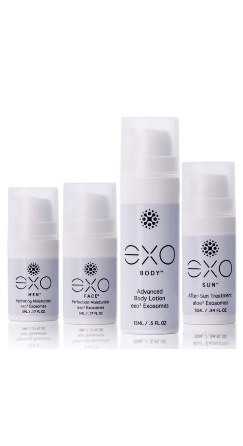 Exoceuticals Exo Travel Size Mix, 4 Bottles In Black