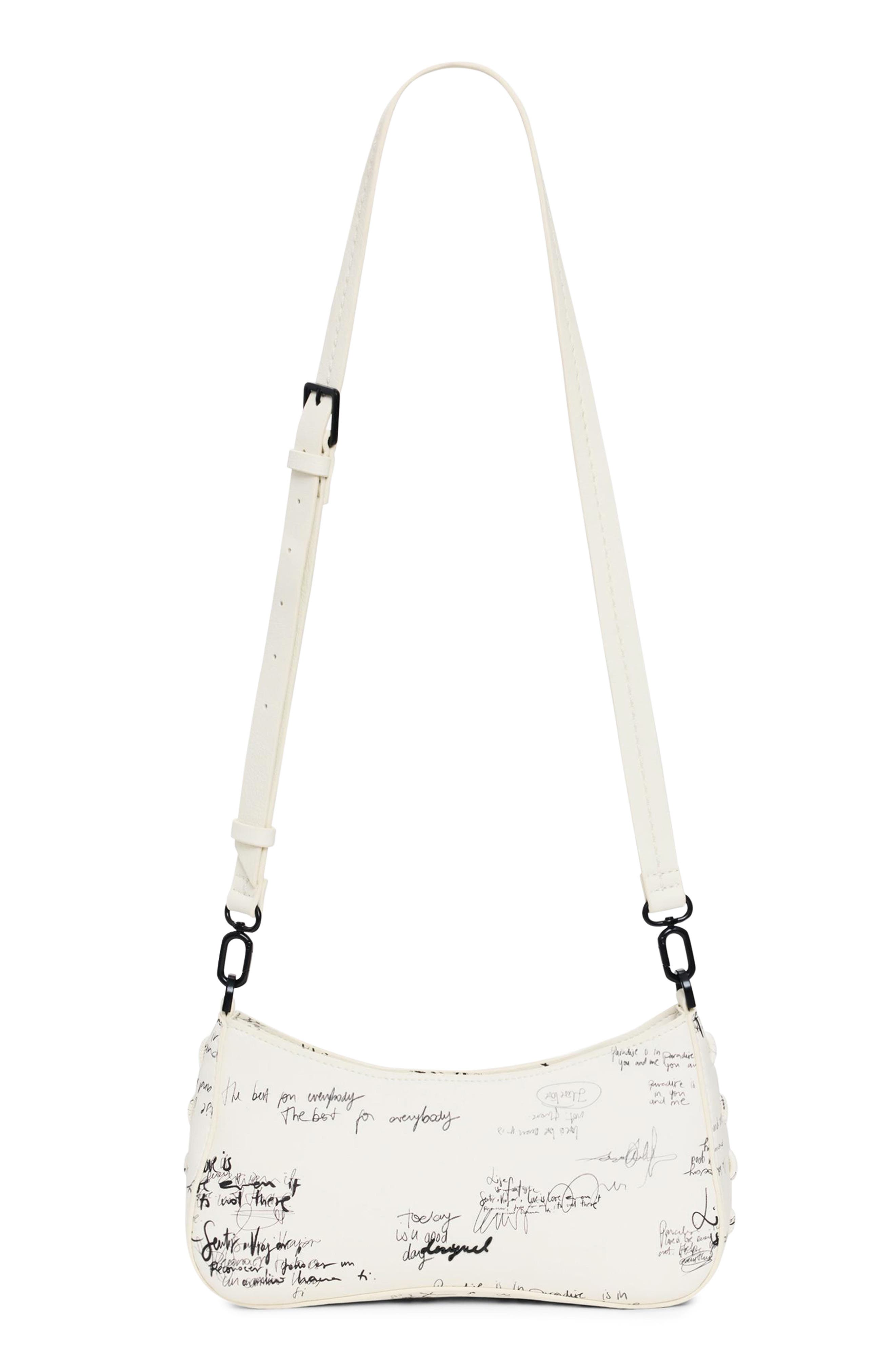 Desigual Crisscross Shoulder Bag, Alternate, color, Medium Beige