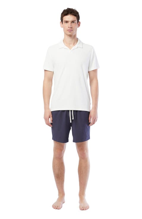 Towel Terry Johnny Collar Polo