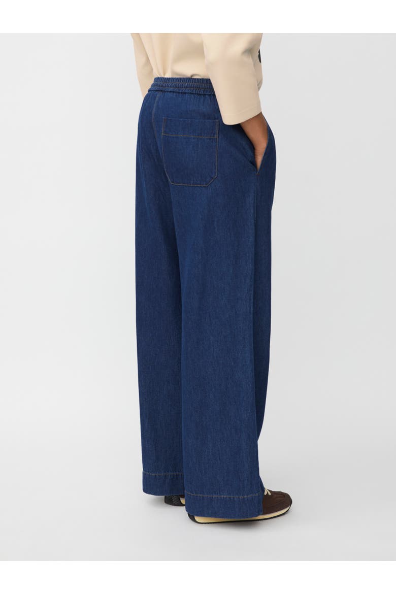 MaPolyxena Wide Leg Elasticated Jeans, Alternate, color, Dark Denim