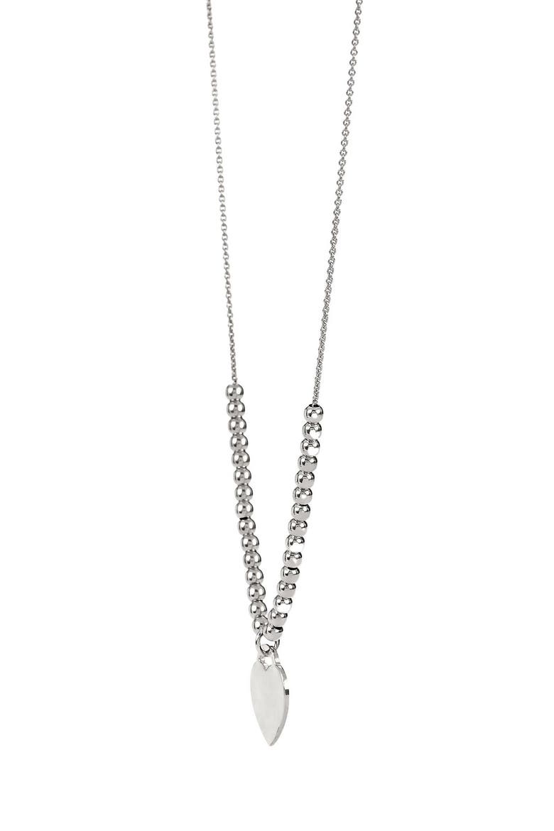 Heart Pendant Necklace, Alternate, color, SILVER