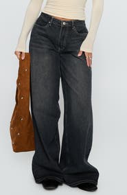 Princess Polly Naylor Baggy Wide Leg Jeans