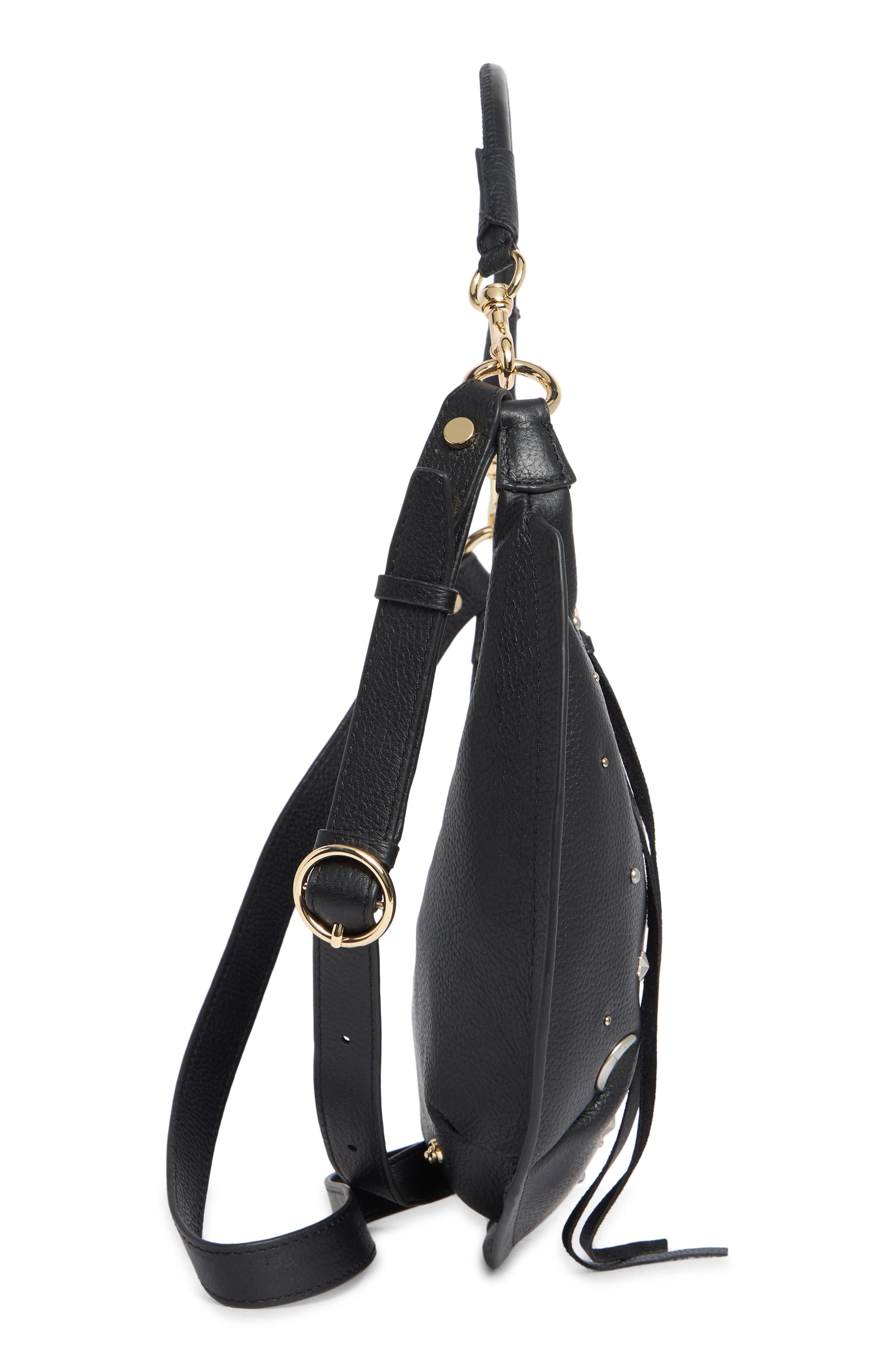 Rebecca Minkoff Mystical Slim Crossbody Bag, Alternate, color, Black