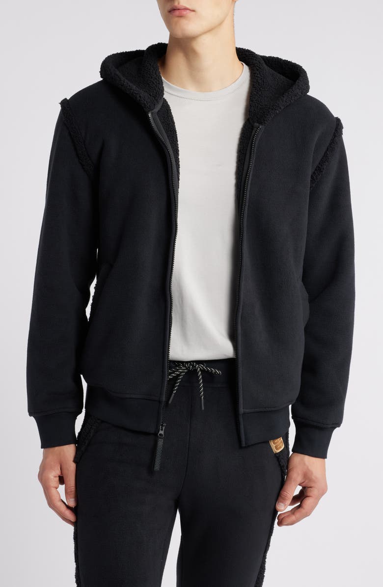 UGG<sup>®</sup> Evren Bonded Fleece Zip Hoodie, Main, color, 
