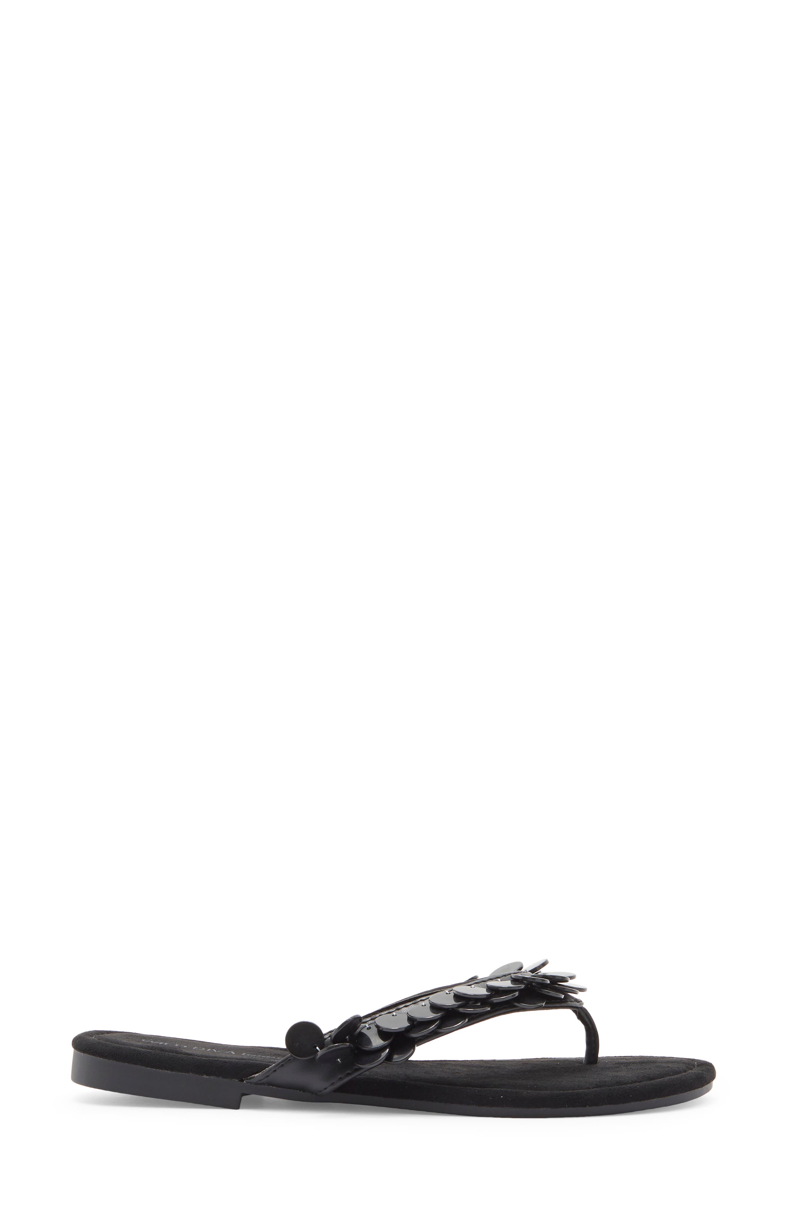 Jusa Flip Flop, Alternate, color, BLACK