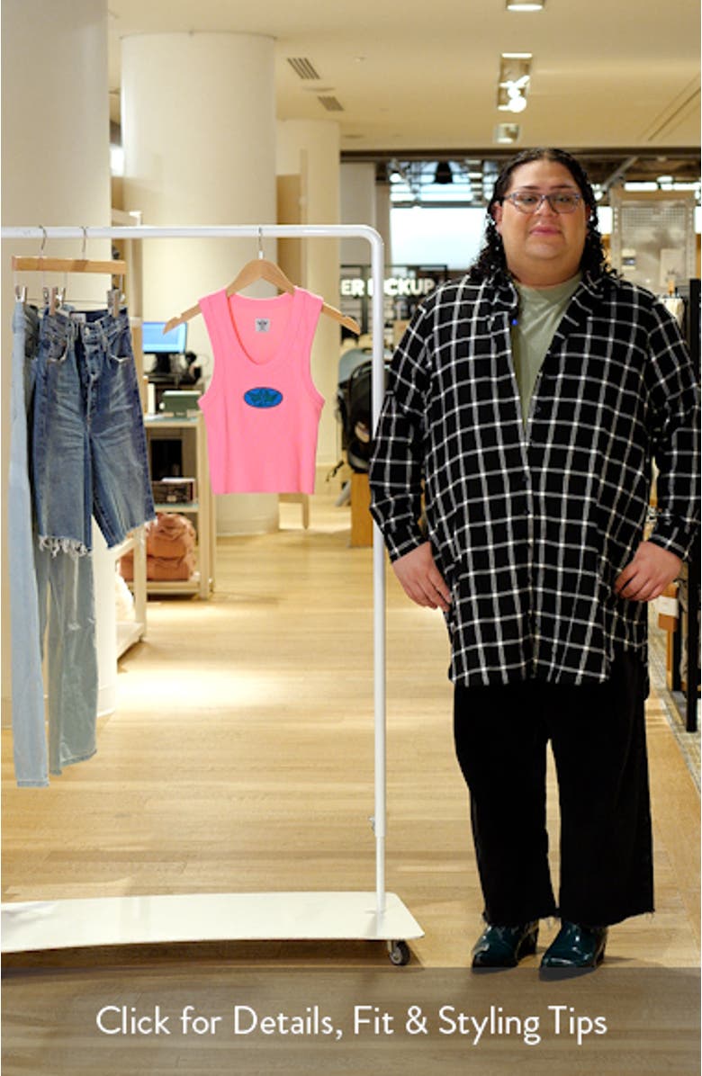 Bubble Gum Randy Logo Patch Crop Tank, sales video thumbnail