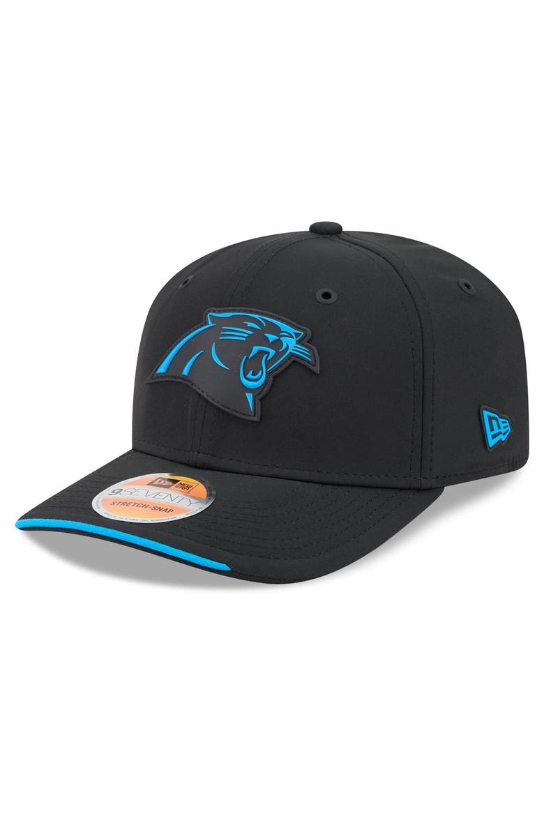 Men's New Era Black Carolina Panthers 2026 Sideline 9SEVENTY Adjustable Hat, Main, color, Black