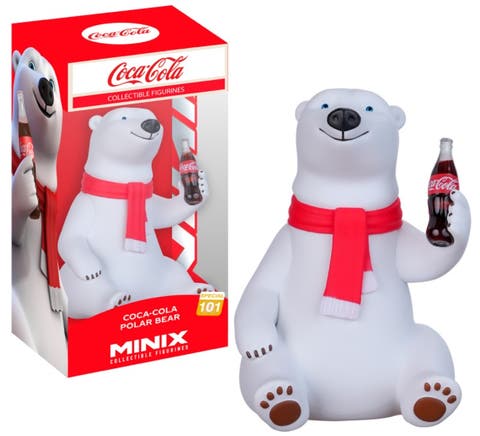 Coca-Cola Polar Bear (Coca-Cola) Minix 4.5-Inch Vinyl Entertainment Figure