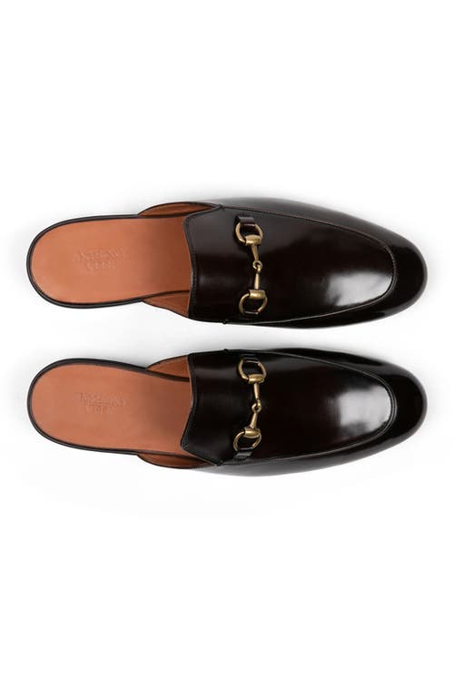 Anthony Veer Milano Horsebit Mule In Chestnut Brown