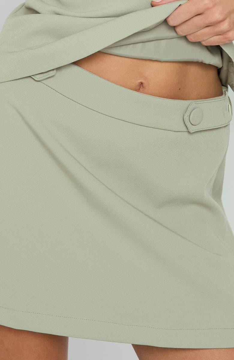 Princess Polly Full Disclosure Miniskort, Alternate, color, Green