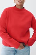 MANGO Mock Neck Sweater