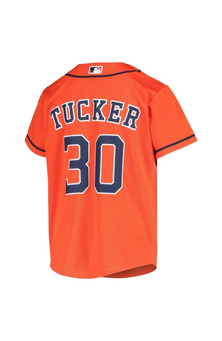 Nike Youth Nike Kyle Tucker Orange Houston Astros Alternate Replica Player Jersey, Alternate, color,