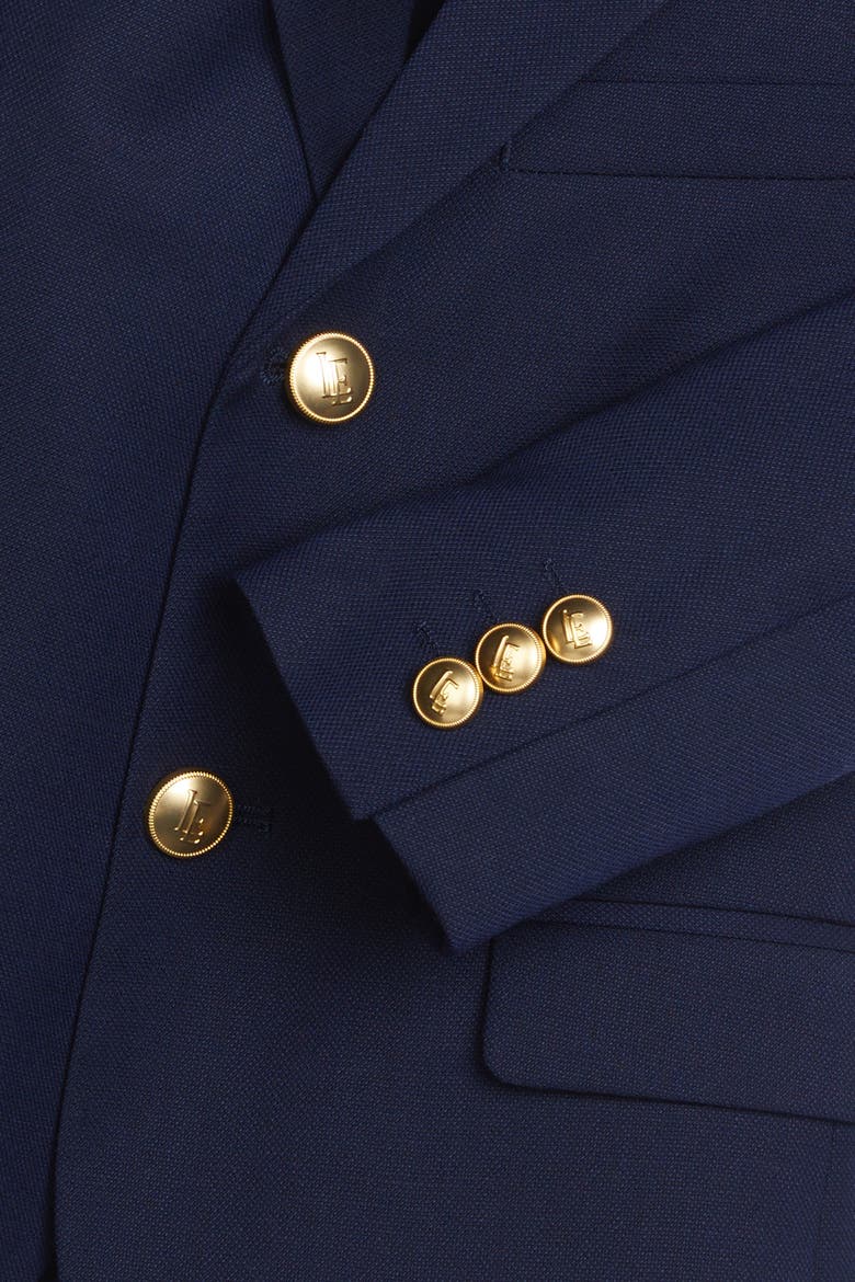 Kids' Classic Wool Blazer, Alternate, color, Navy