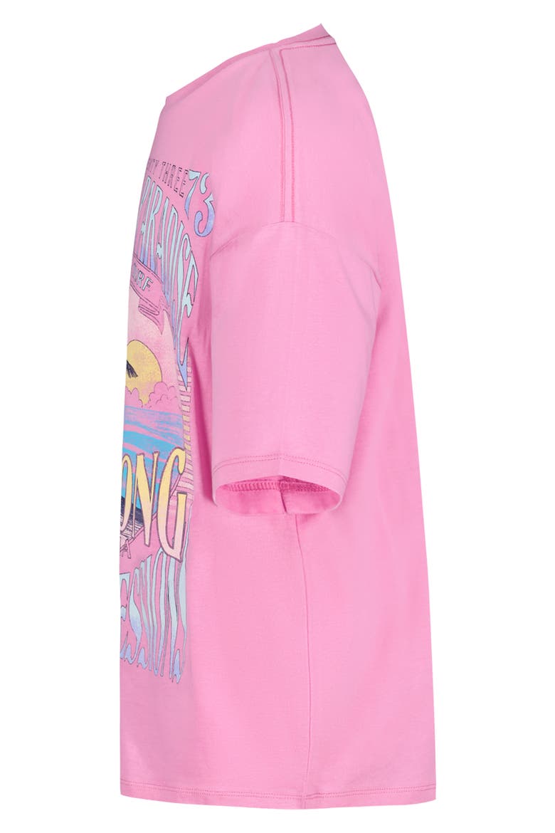 Kids' Oversize Sunset Graphic Tank, Alternate, color, CYCLAMEN