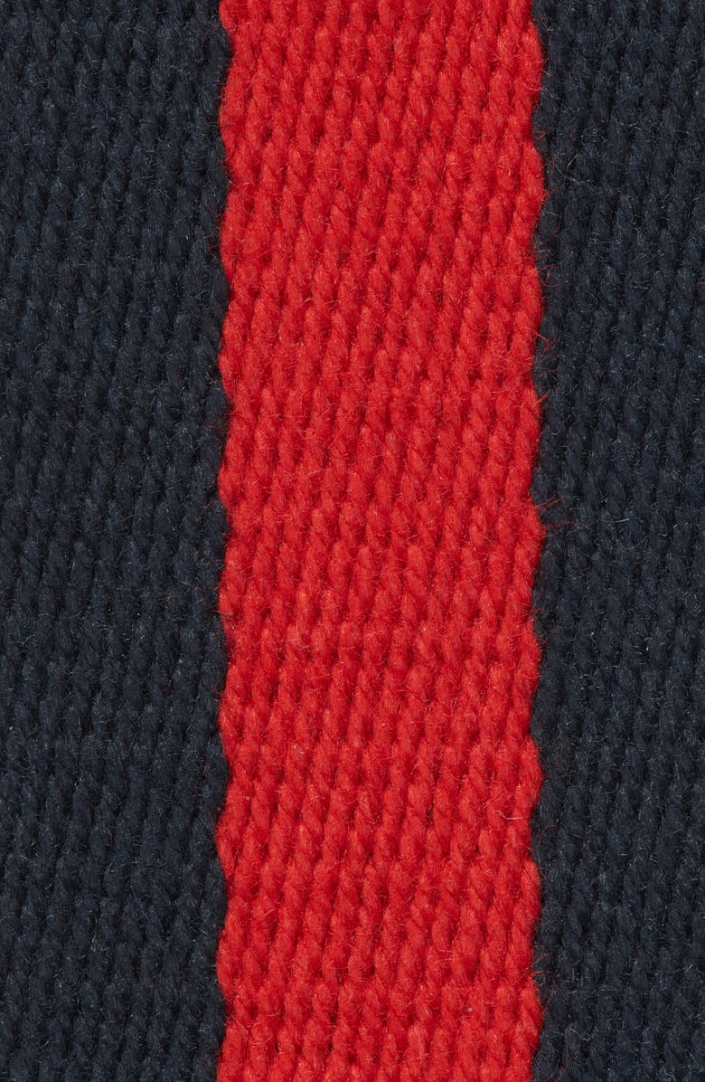 Drake's Stripe Web Belt, Alternate, color, 252 Navy/Red