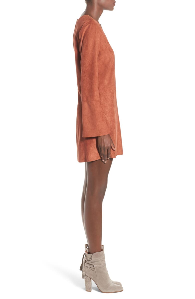 ASTR the Label ASTR Faux Suede Shift Dress, Alternate, color,