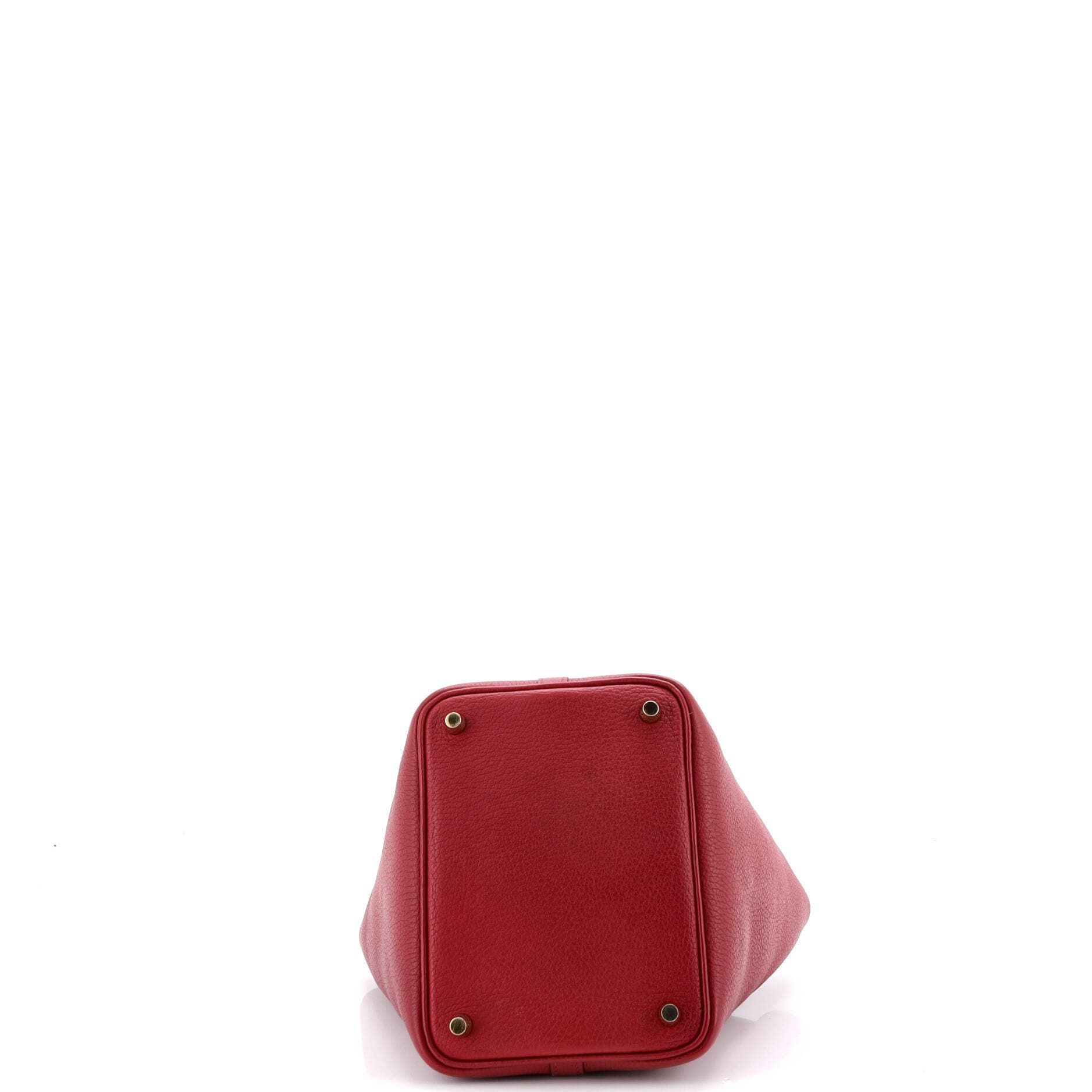 Pre-Owned Hermes Picotin Lock Bag Clemence PM, Alternate, color, Rouge Grenat