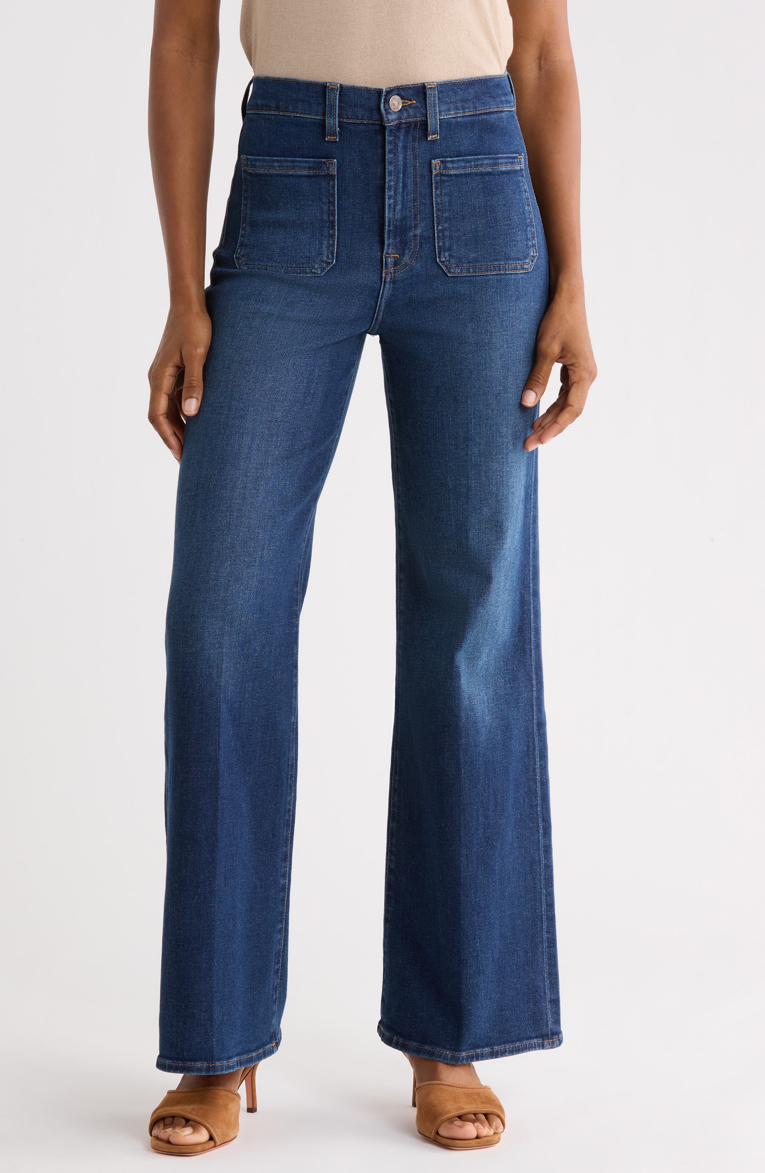Ultra High Waist Wide Leg Jeans