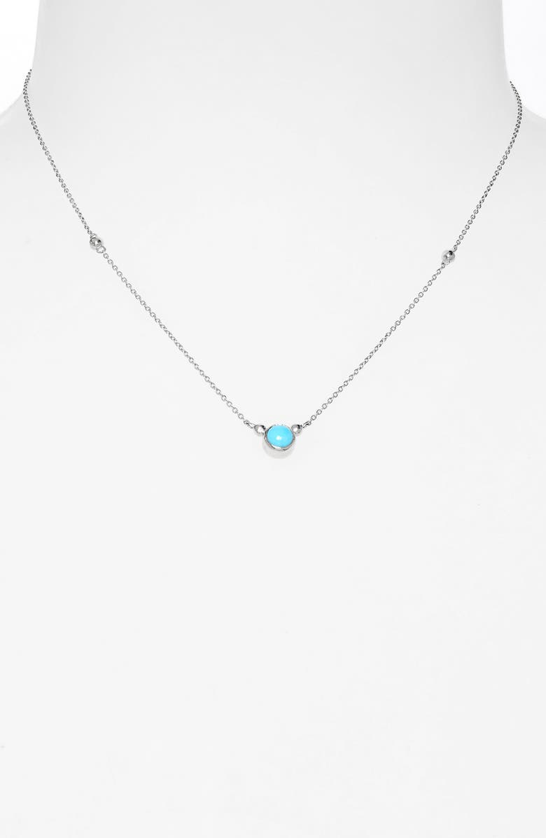 Anzie Bonheur Turquoise Pendant Necklace, Alternate, color, 