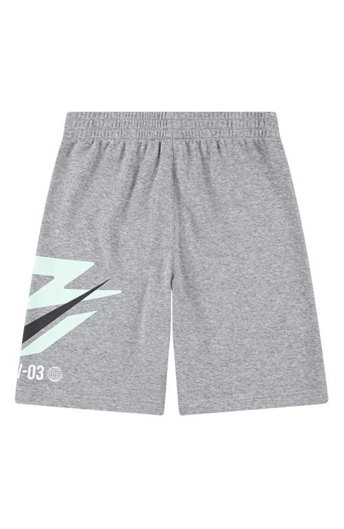 3 Brand Kids' Speed Lock Up Shorts In Dark Grey Heather