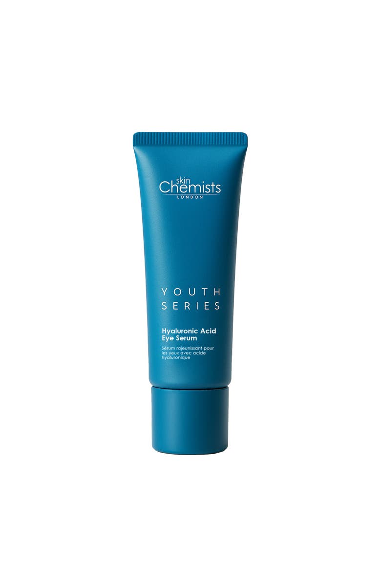 SKINCHEMISTS Youth Series 1.5% Hyaluronic Acid Eye Serum 15ml for Dryness, Fine Lines & Wrinkles, Main, color, White