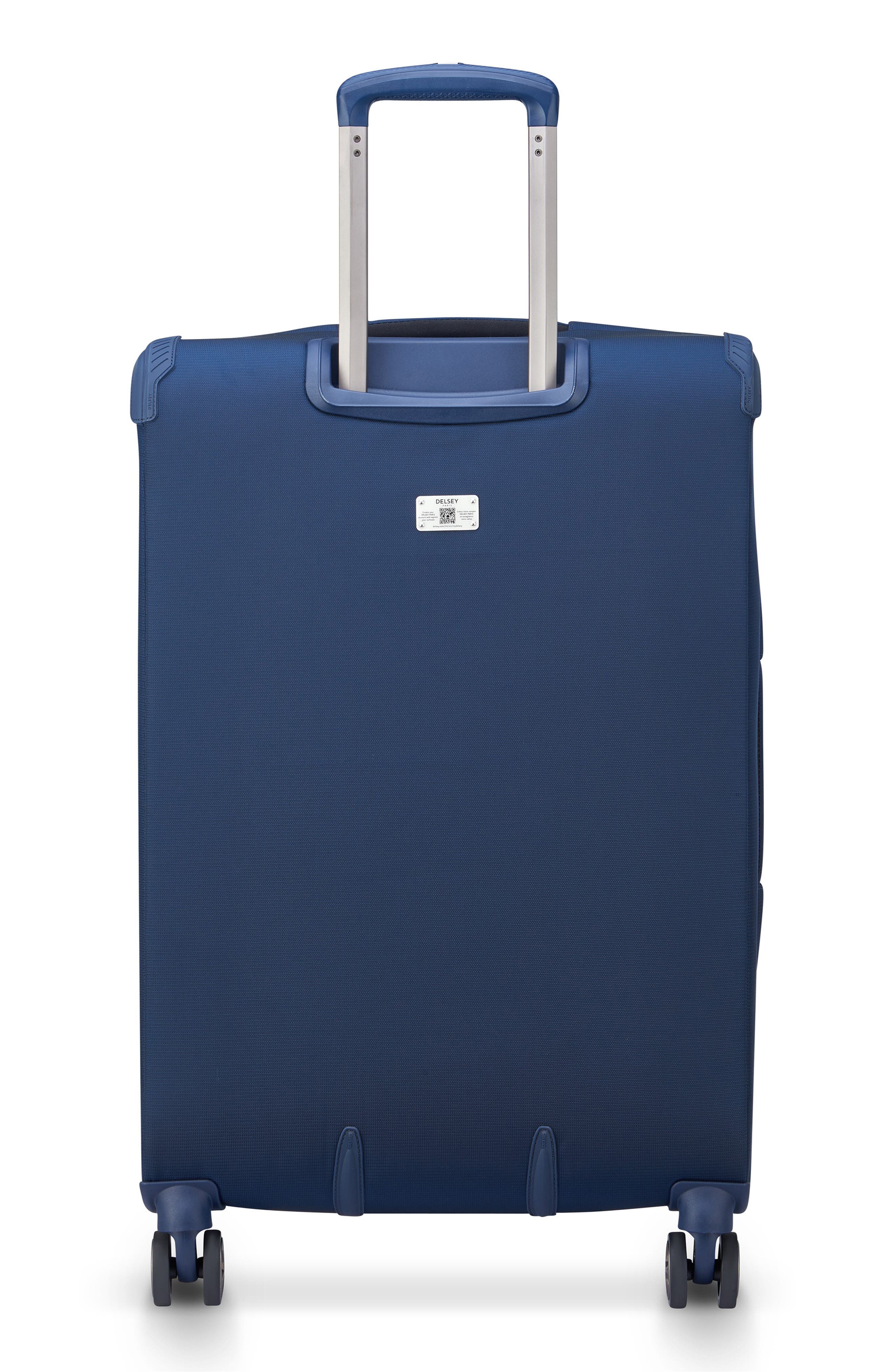 DELSEY Helium DLX 25-Inch Softside Spinner Luggage, Alternate, color, Navy