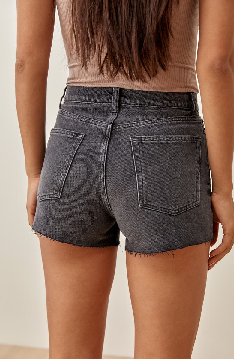 Reformation Charlie Denim Shorts, Alternate, color,