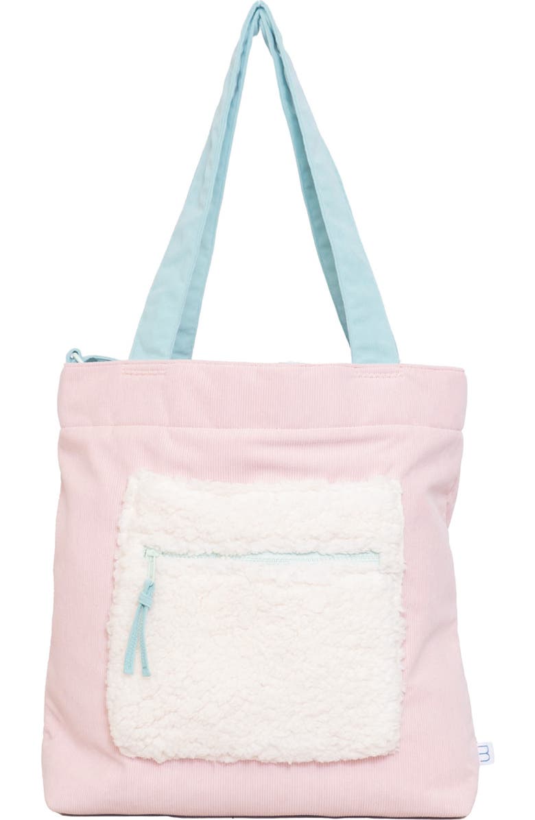 mimish Kids
Colorblock Corduroy
Faux Shearling Tote, Alternate, color, Cotton Candy/ Fair Aqua