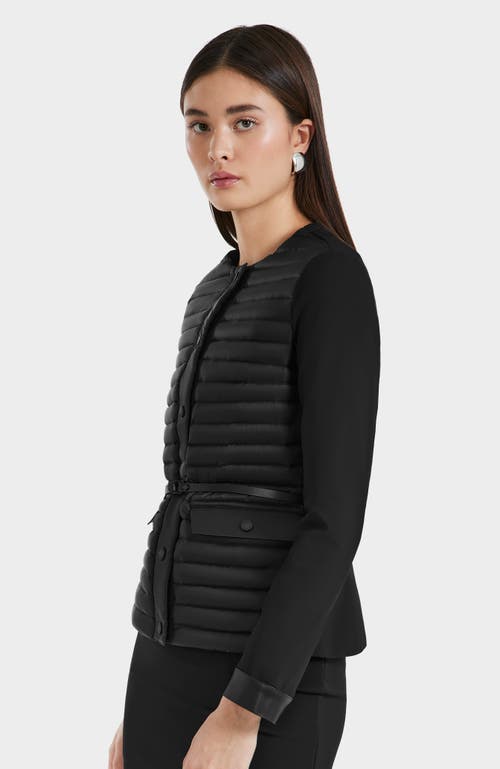 Rudsak Light Down Combo Jacket In Black