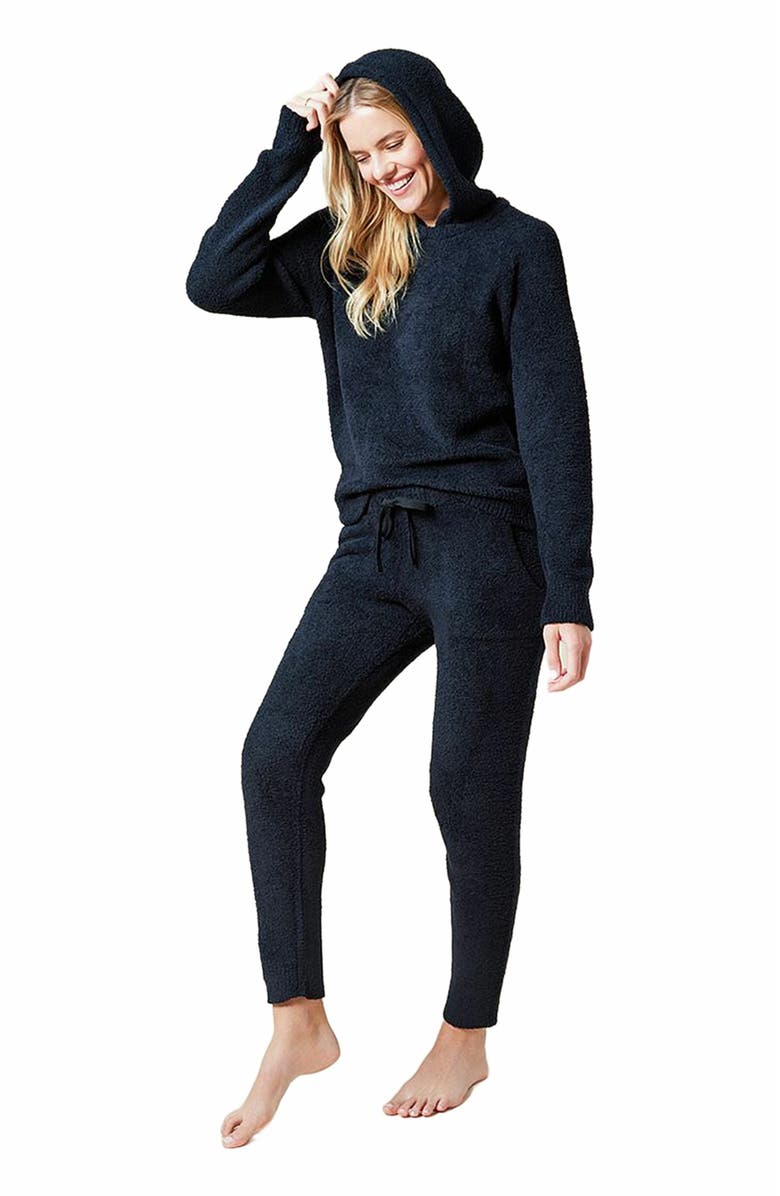 Softies Solid Marshmallow Hoodie and Jogger Lounge Set, Main, color, 