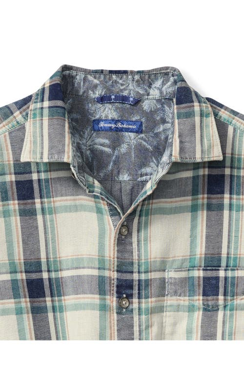 Tommy Bahama Twice The Plaid Slub Cotton Button-up Shirt