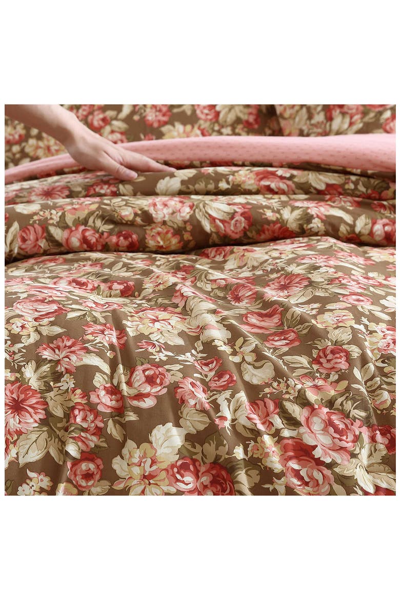 Bloomsbury 3-Piece King Comforter & Sham Set, Alternate, color, BROWN