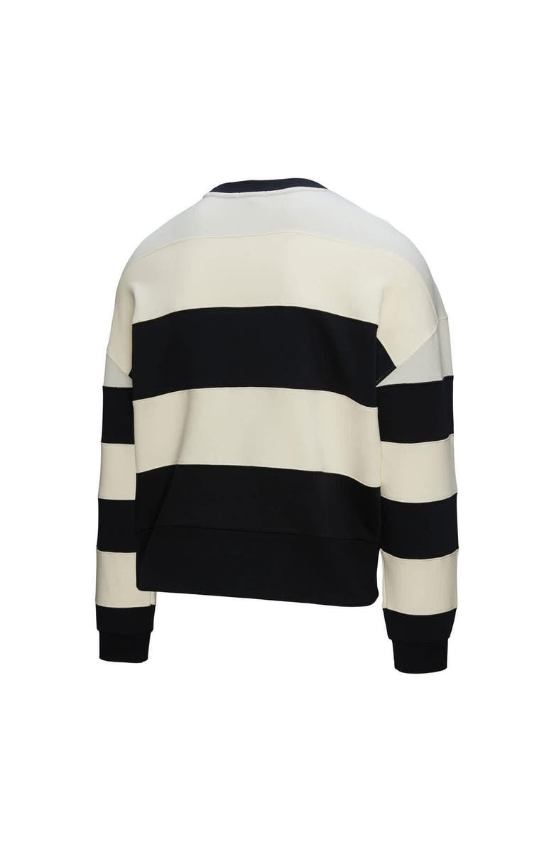 Mitchell & Ness Women's Mitchell & Ness Gray/Black New York Yankees Cooperstown Collection Blocked Fleece Pullover Sweatshirt, Alternate, color, Gray