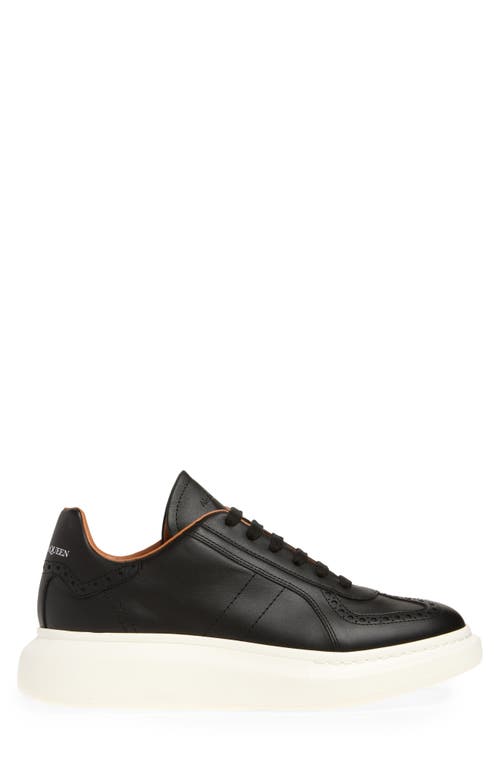Alexander Mcqueen Mcqueen Retro Sneaker In Absolute Black