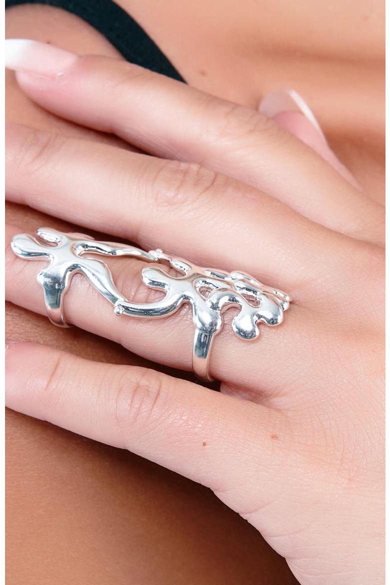 Splash Armour Ring, Alternate, color, Sterling Silver