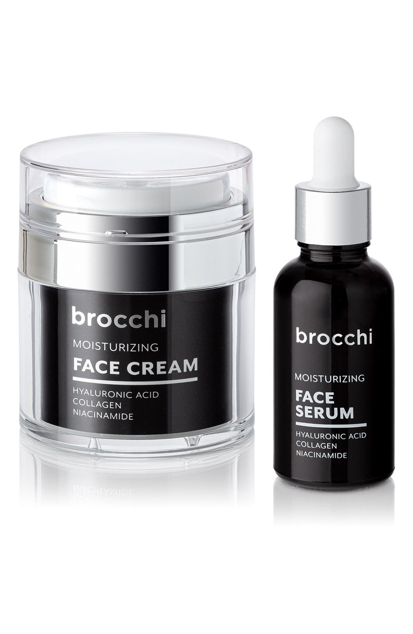 BROCCHI Hyaluronic Acid Face Cream & Serum Set $49 Value