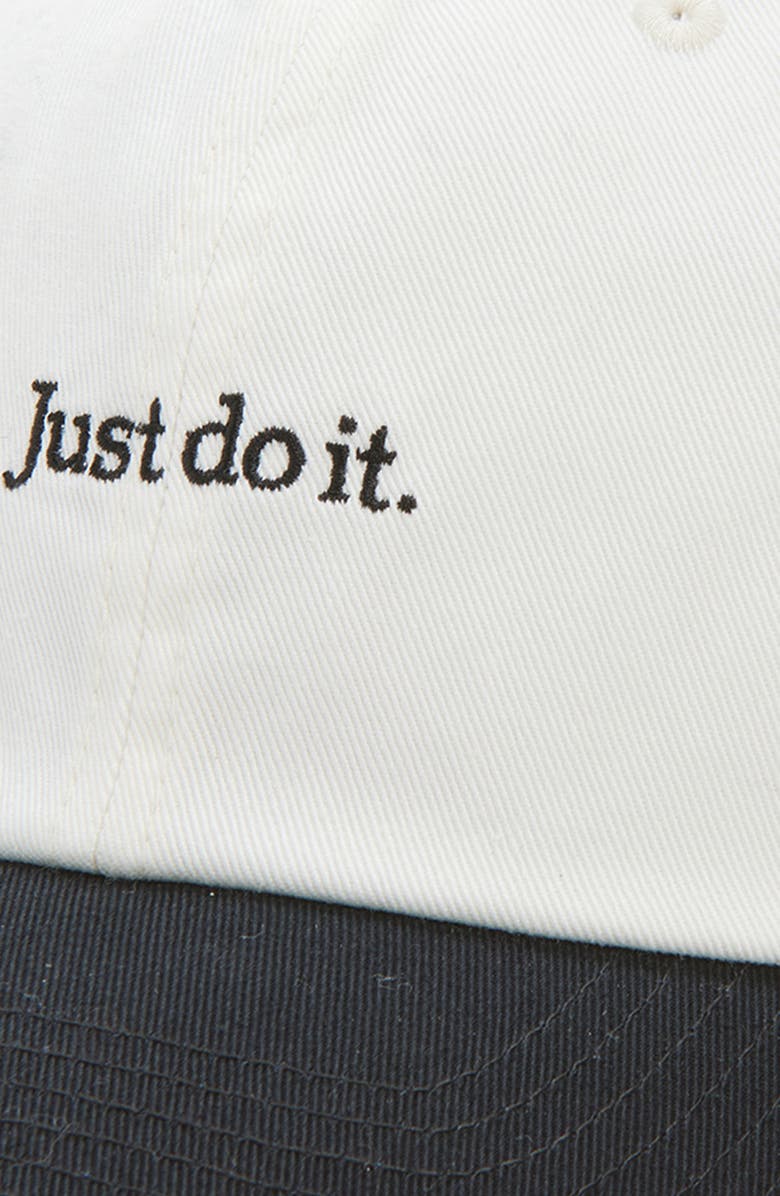 Nike JDI Snapback Baseball Cap, Alternate, color, Sail/ Black/ Black