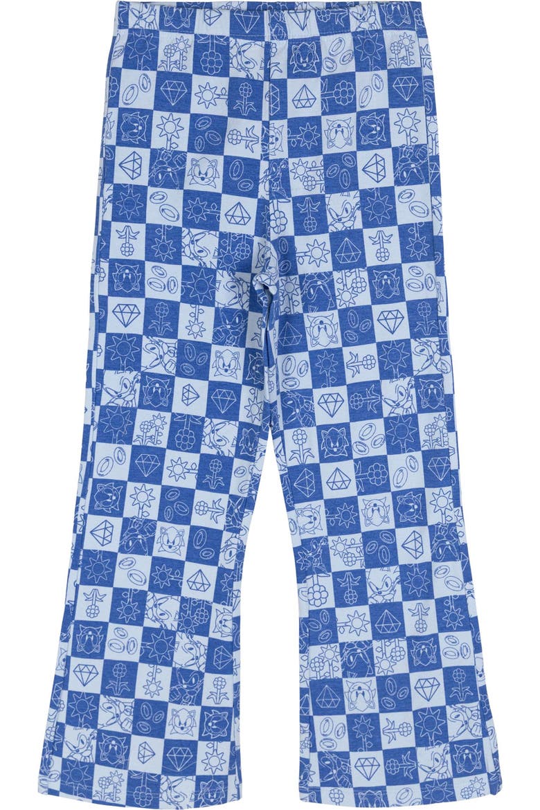Sonic the Hedgehog 2-Piece T-Shirt and Flare Leggings Set, Alternate, color, Sonic Cream Blue