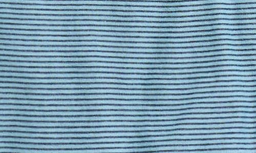 Billy Reid Pensacolo Stripe Polo In Steel Blue/carbon Blue